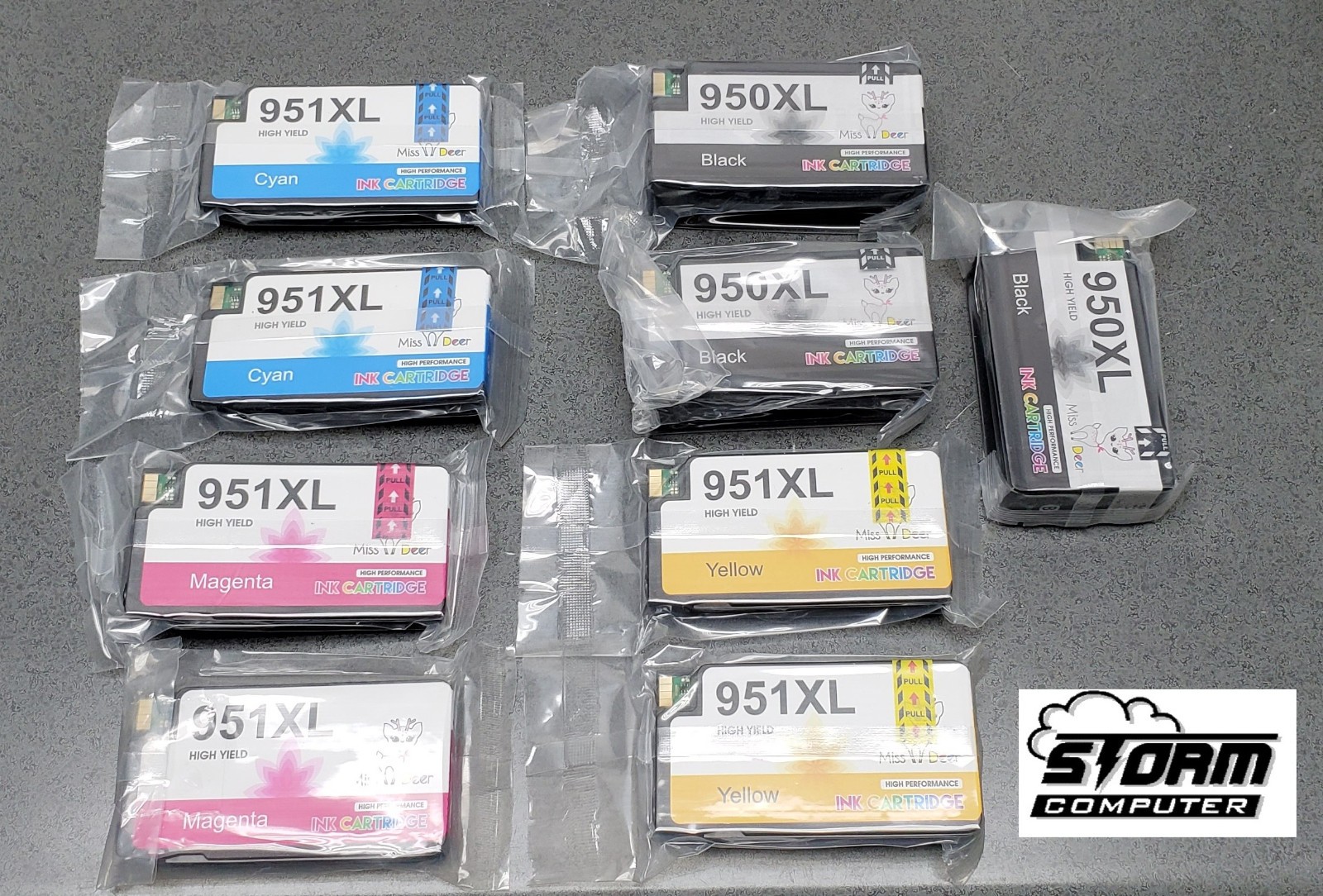 Miss Deer 950 951 High Performance Ink Cartridge 9 Pack