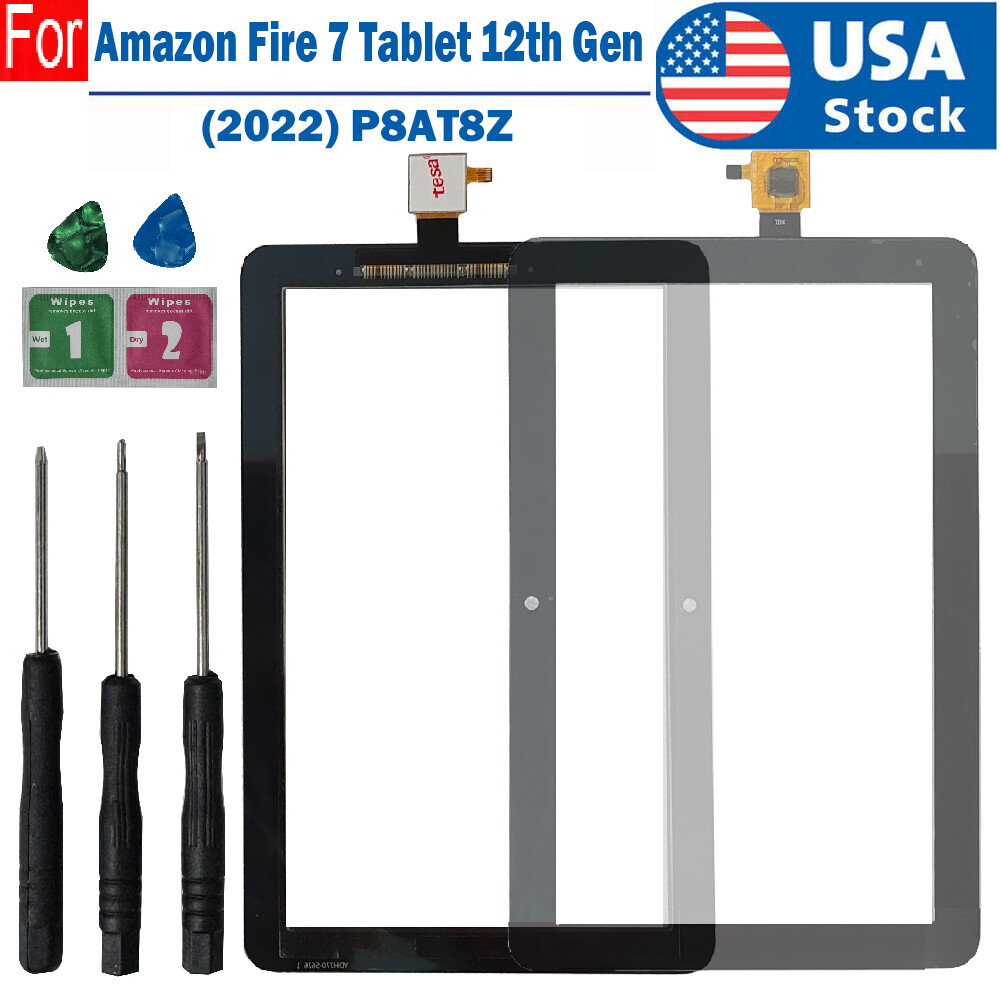 US Touch Screen Digitizer Glass For Amazon Fire HD 8 Tablet 2022 12th Gen P8AT8Z