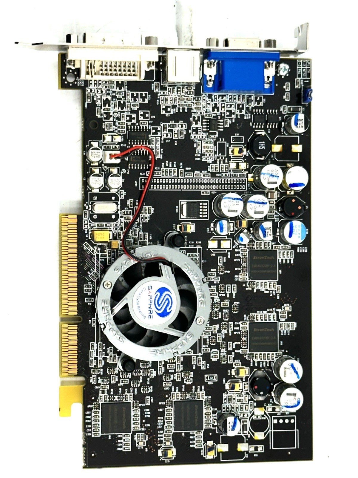 SAPPHIRE RADEON 9600 PRO ATLANTIS 128MB AGP  SDRAM DVI VGA S-VIDEO