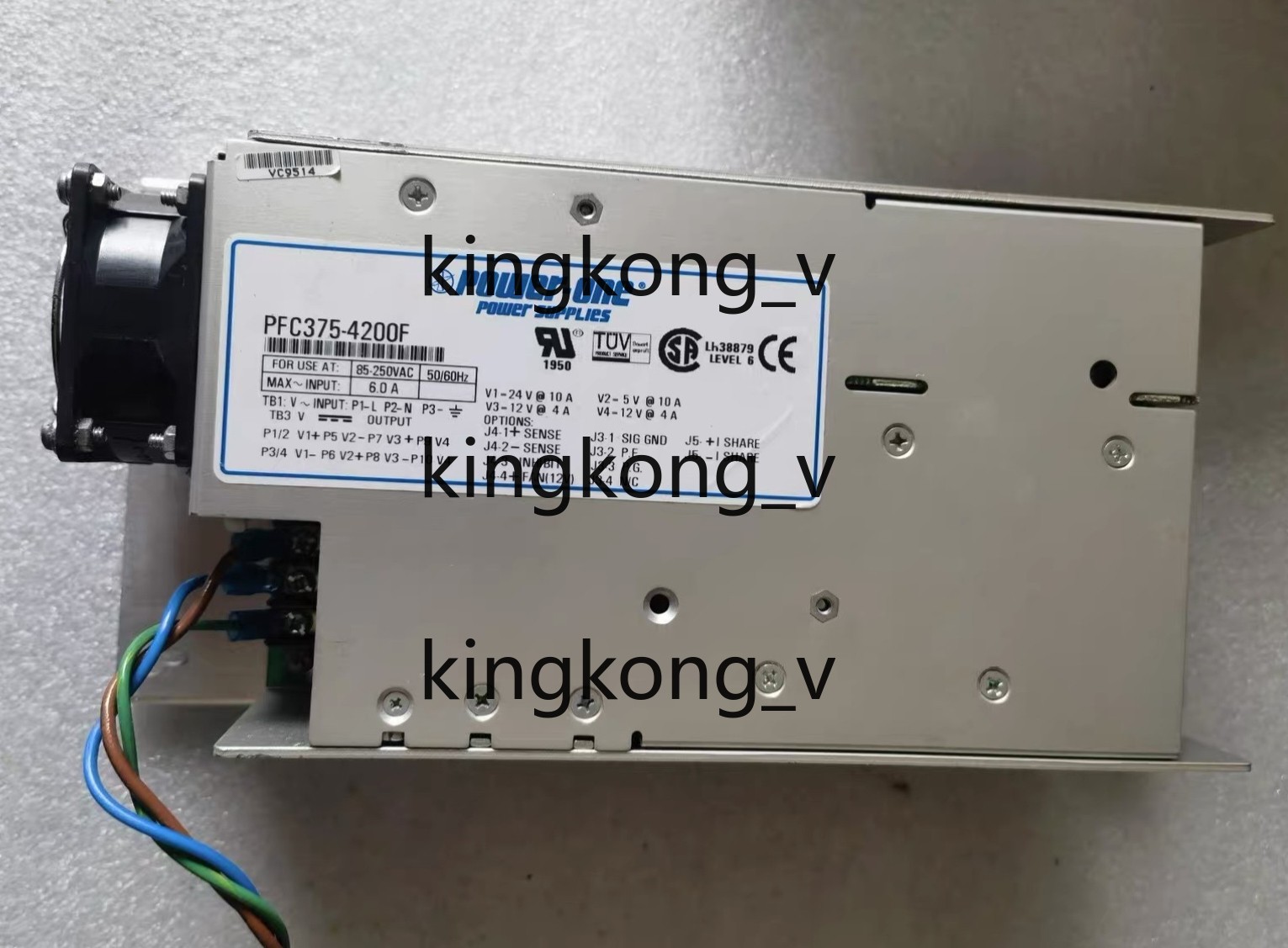 1PC USED Power-One PFC375-4200F Fast ship