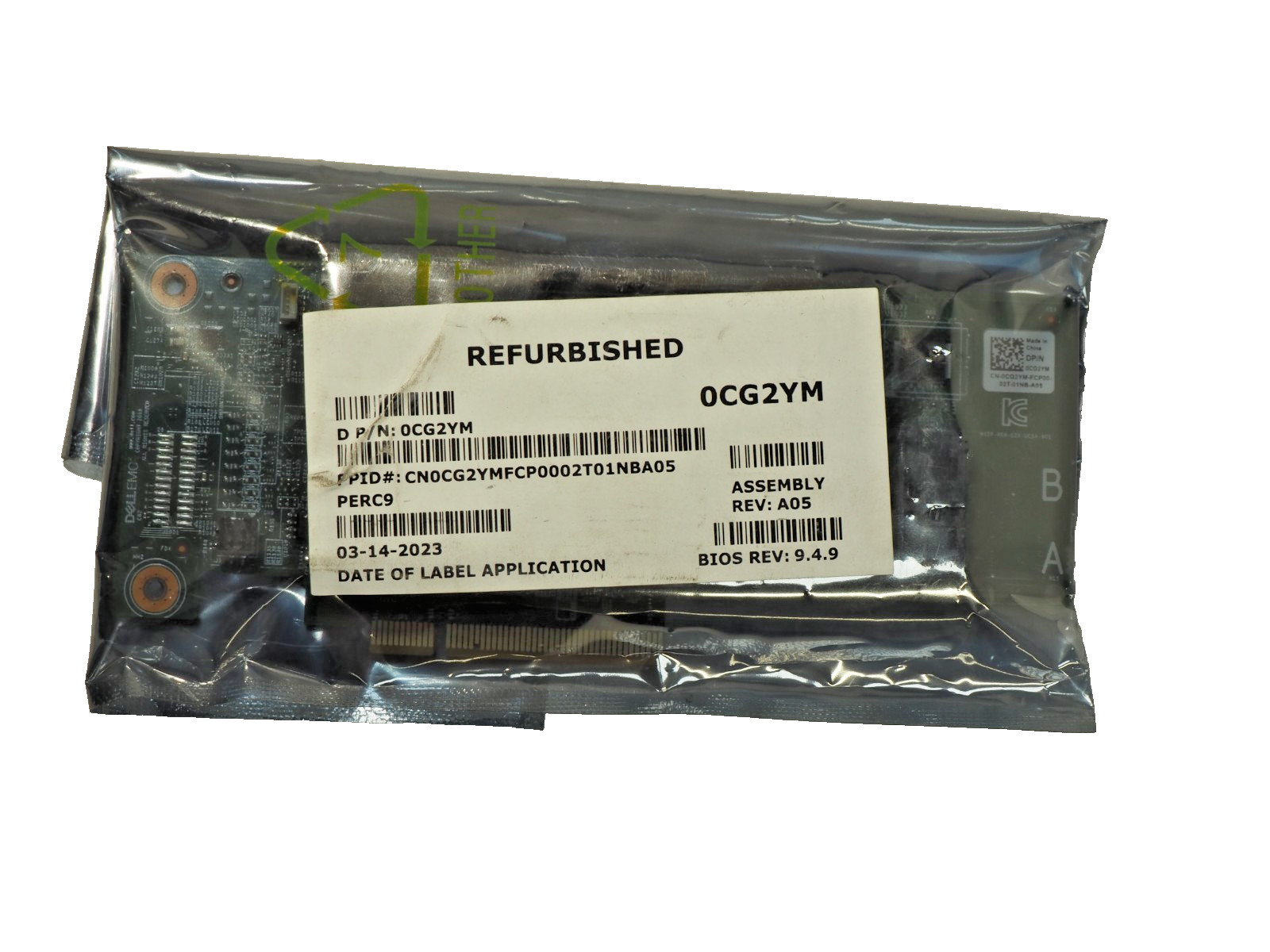 Dell PERC H330 SAS/SATA 12GB PCI-E RAID Controller Card Adapter CG2YM NO BRACKET