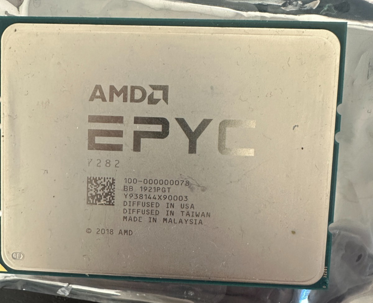 AMD EPYC 7282 2.8GHz 16-Core CPU Processor 100-000000078