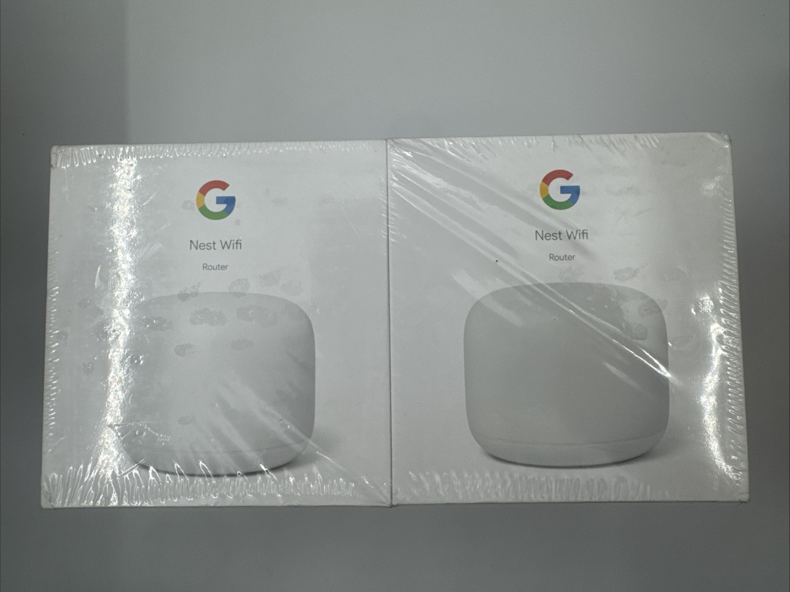 New-Google-Nest WiFi-Snow-Dual Band Router-AC2200-2 Pac-Free Shipping