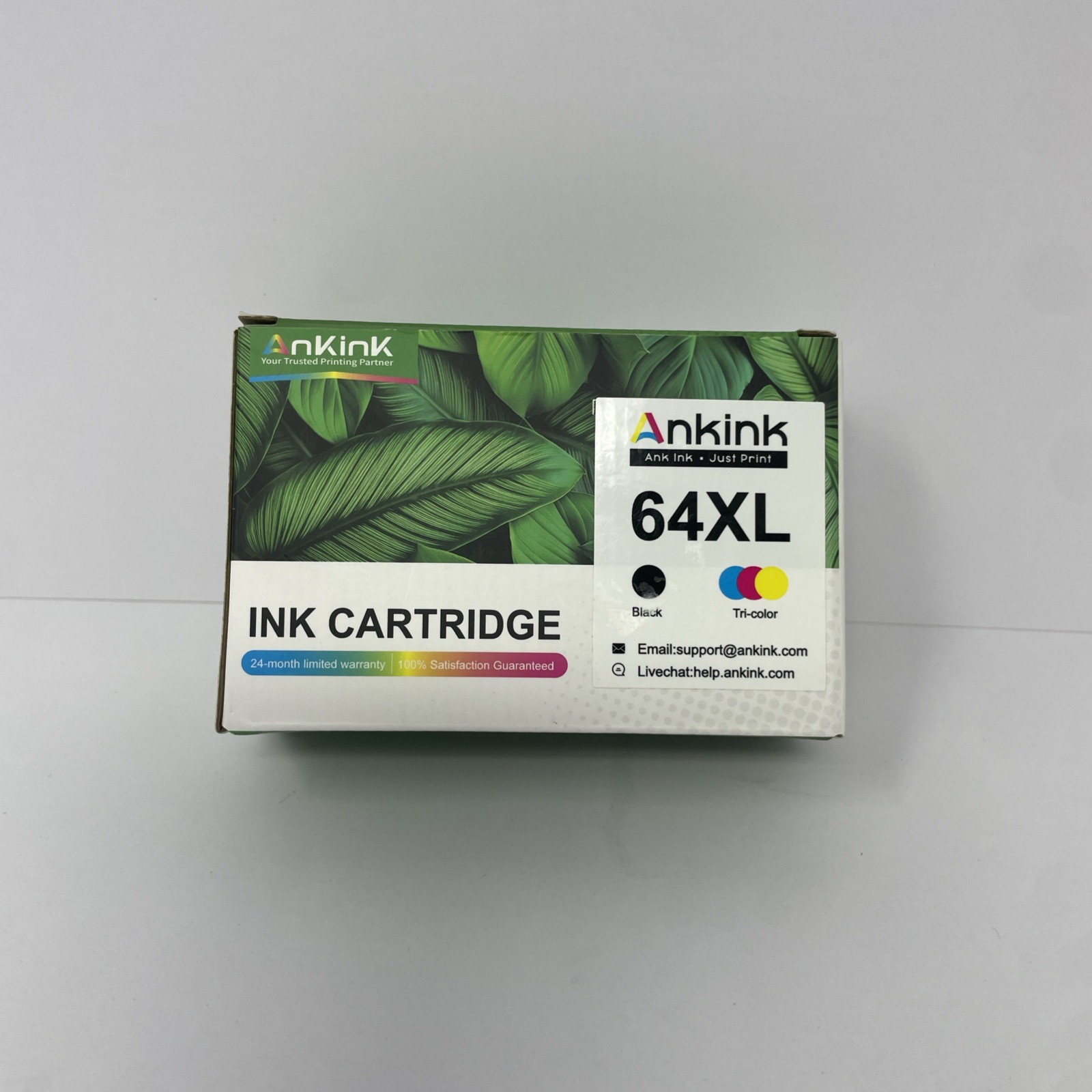 Ankink 64XL Compatible Ink Cartridge for HP Inkjet - Black & Tri-Color