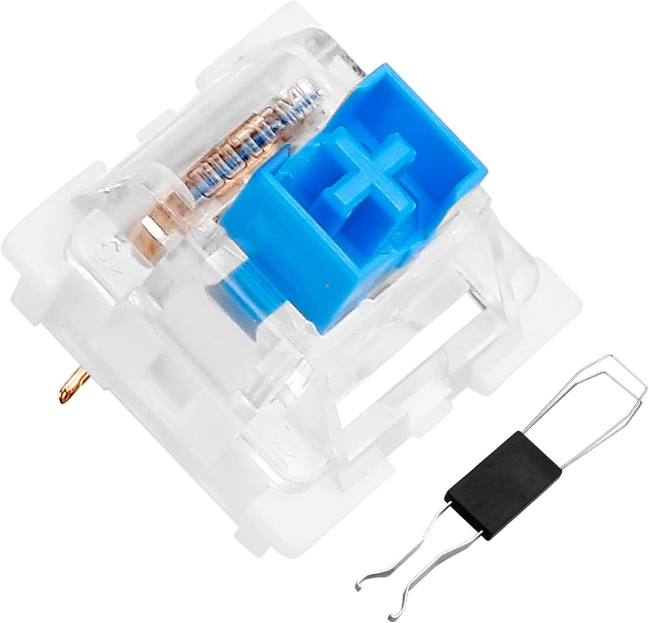 OUTEMU (Gaote) Blue Switches, 3 Pin Keyboard Dustproof Switches DIY Replaceable