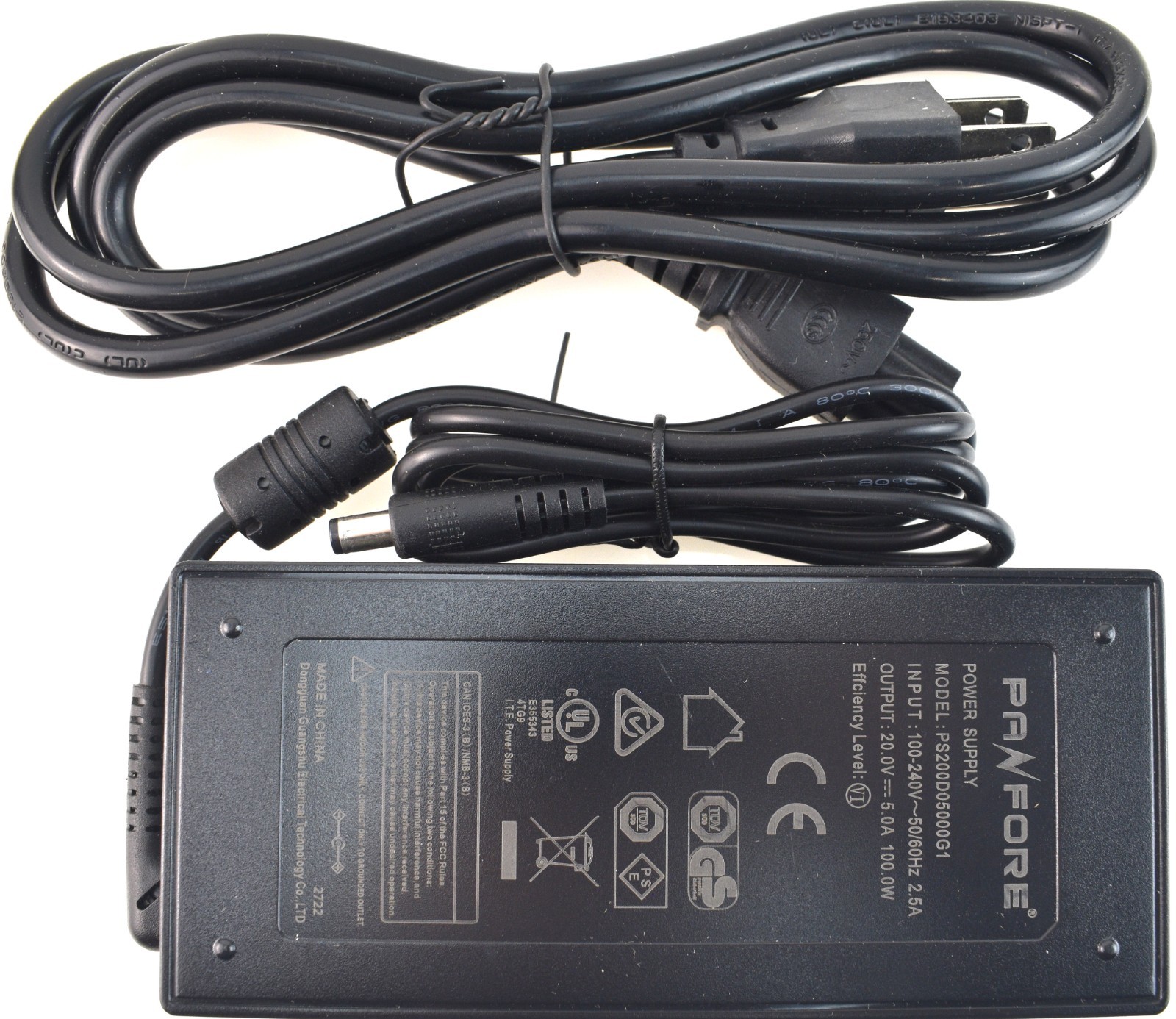 Panfore 20V 5A 100W AC Adapter Power Supply PS200D05000G1