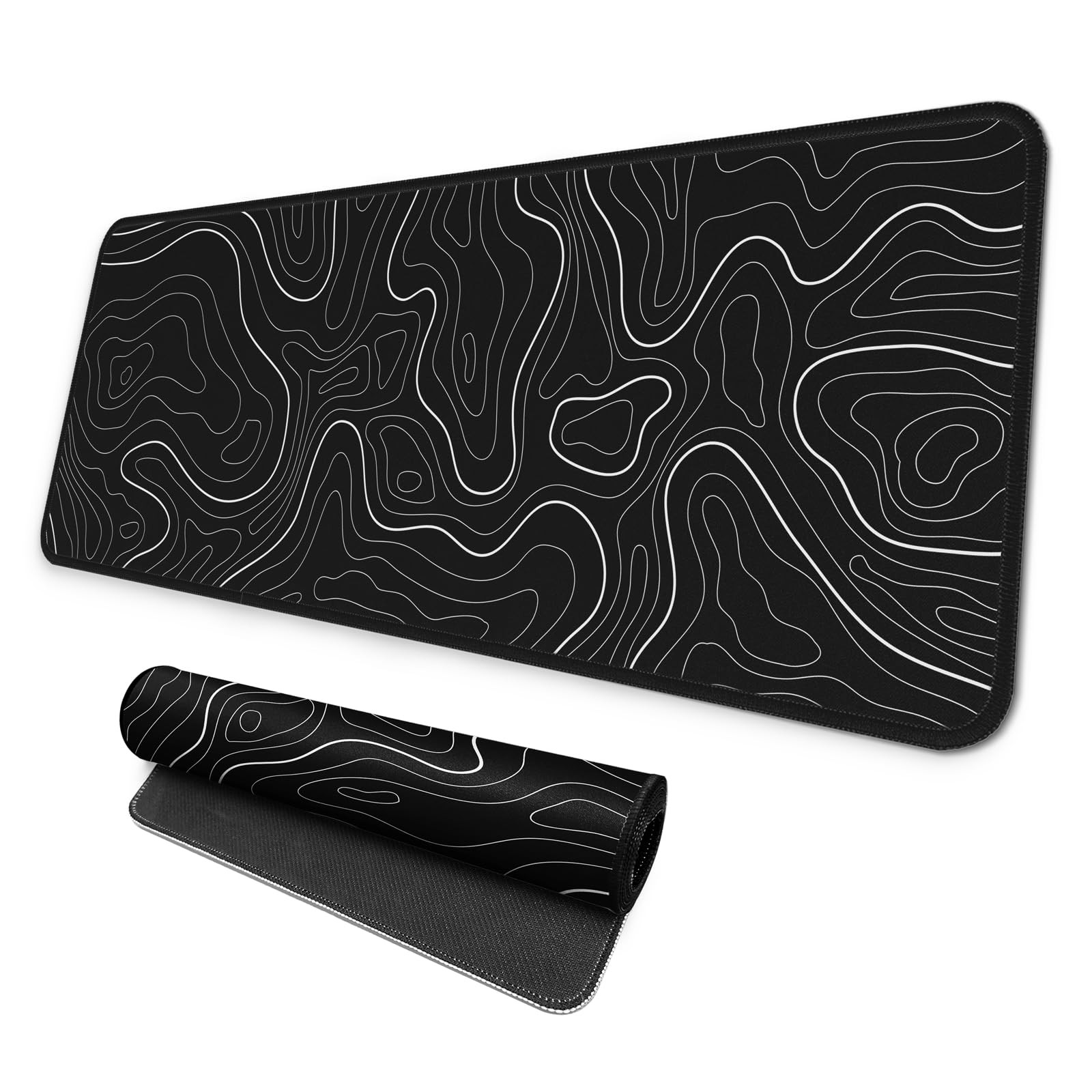 Large Gaming Mouse Pad, Full Keyboard Mat, Long Laptop Mousepad, Computer Mou...