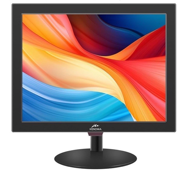 Kenowa 15 Inch PC Monitor, Computer Display for Windows LED 1024 X 768