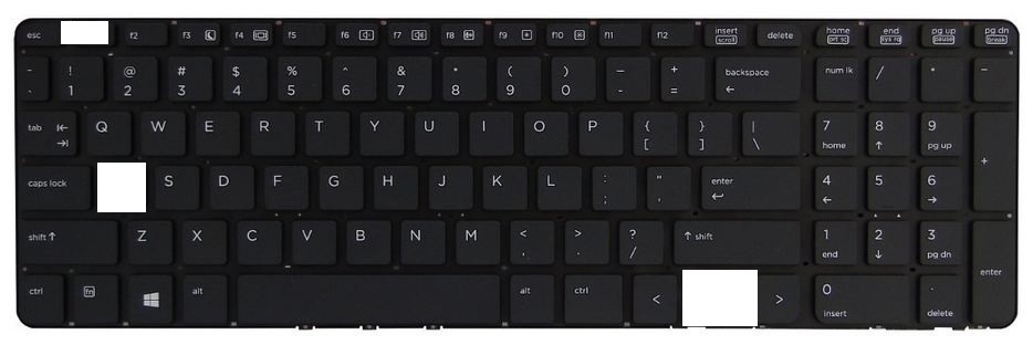 HP323 Key for keyboard HP Compaq Probook 450 G0 G1 G2 455 G1 G2 470 G0 G1 G2