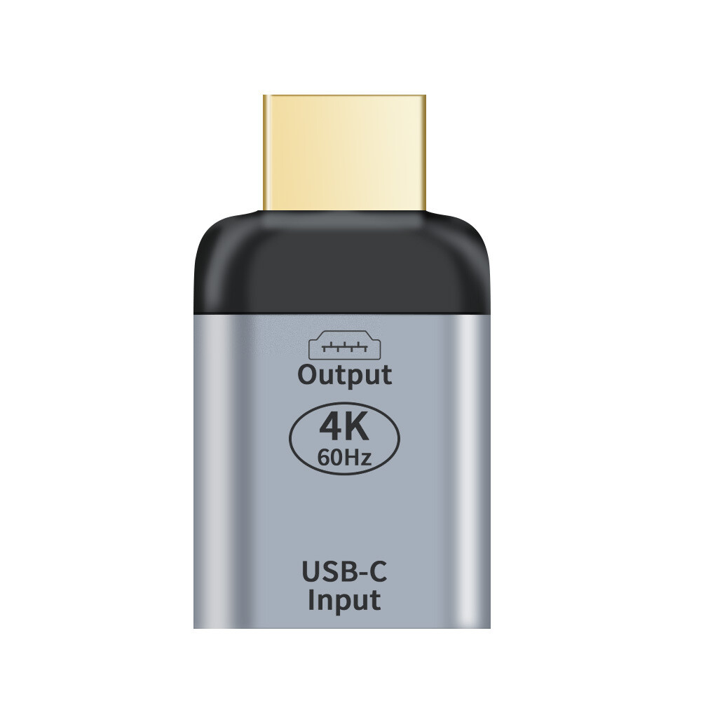 Type-C to HDMI 4K Adapter TV Monitor Screen Mirroring for Phone Laptop Gameplay