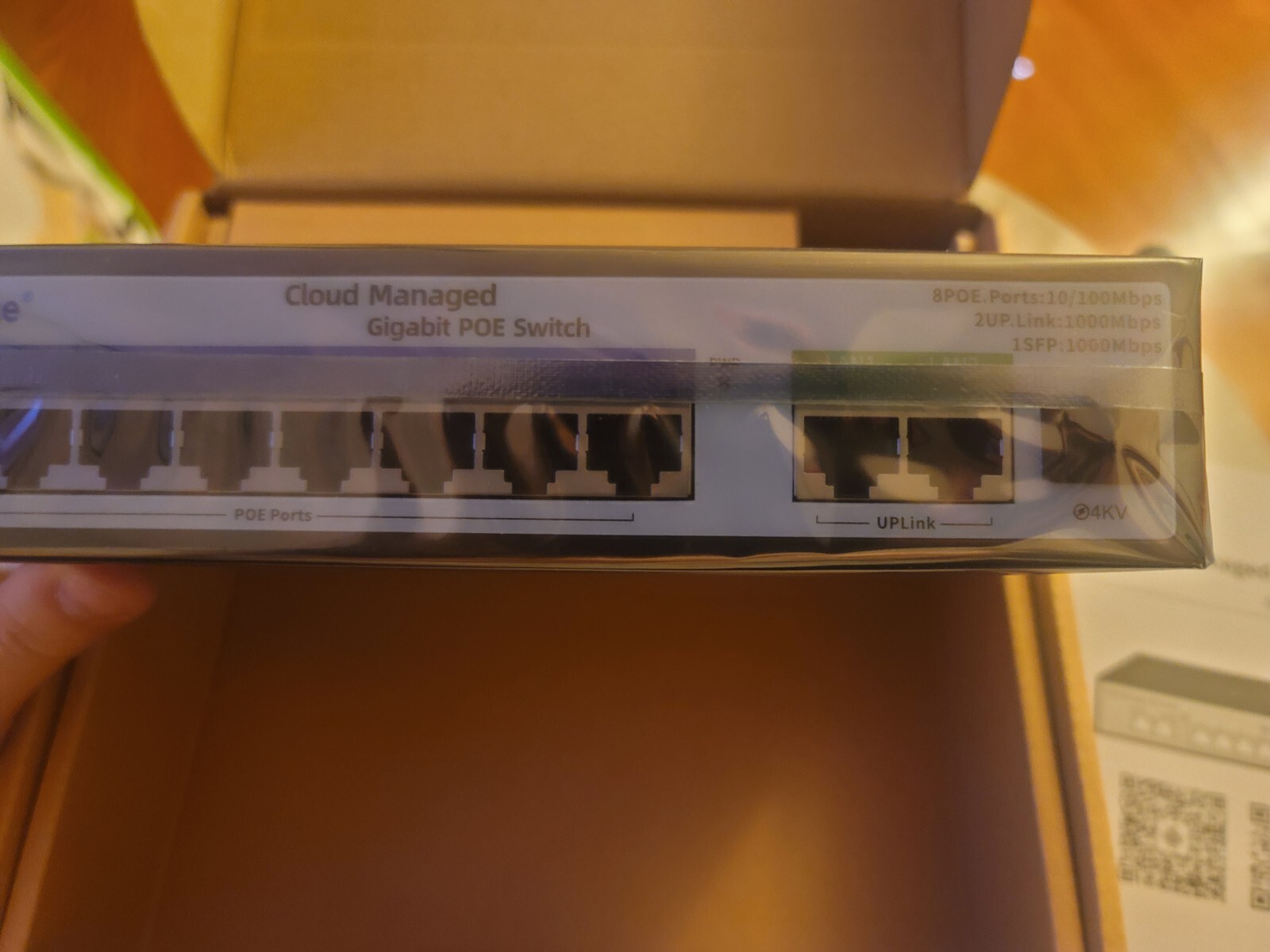 Goalake 8 Port Poe Switch, Cloud Managed Ethernet PoE Switch, 11 Ports PoE+...
