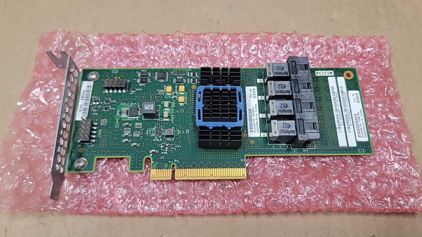 Sun Oracle 8-Port PCIe Switch Controller Card Low Profile 7064634 / 7096186