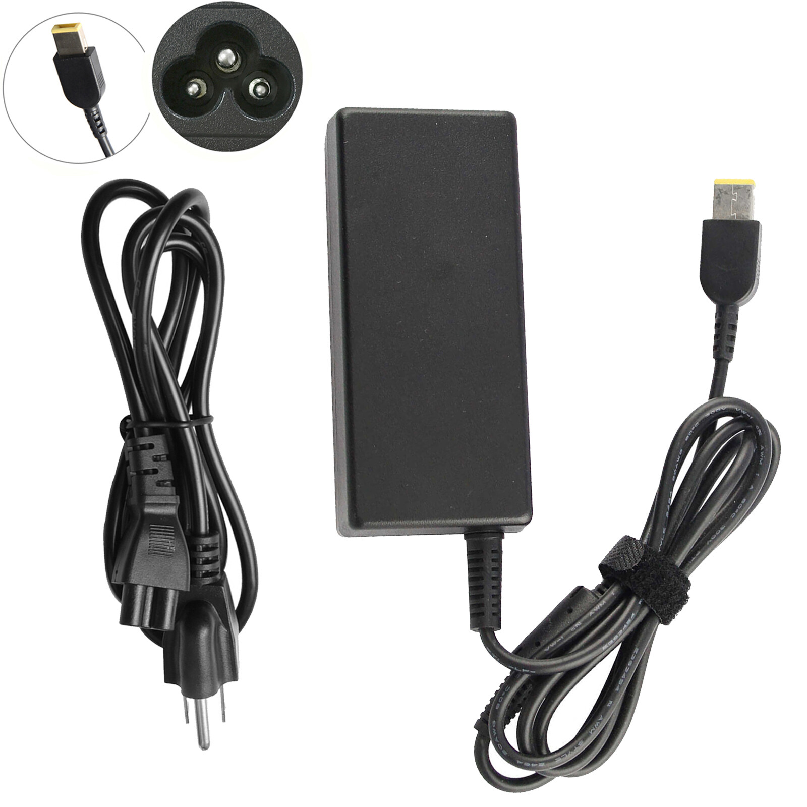 65W/90W/135W 20V Laptop Charger AC Adapter For Lenovo ThinkPad-SQUARE SLIM TIP