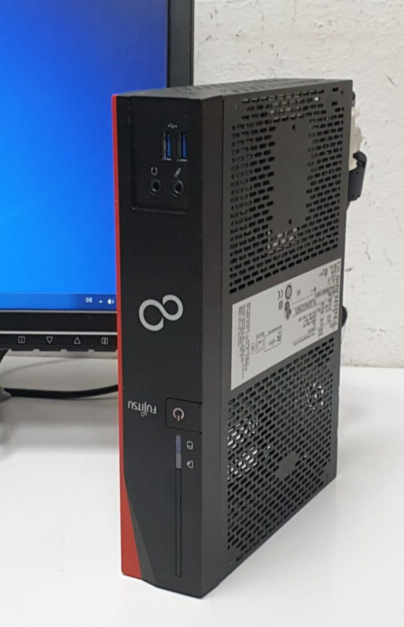 Fujitsu Futro Mini PC Windows 7 64 120GB SSD 1.65GHz 4GB RS 232 COM Computer