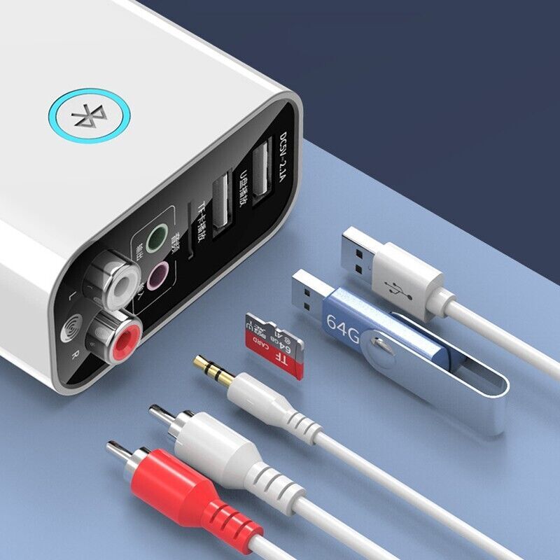 1X  Receiver Transmitter 3.5MM to Wireless Audio K16 Bluetooth Adapter BT5.0