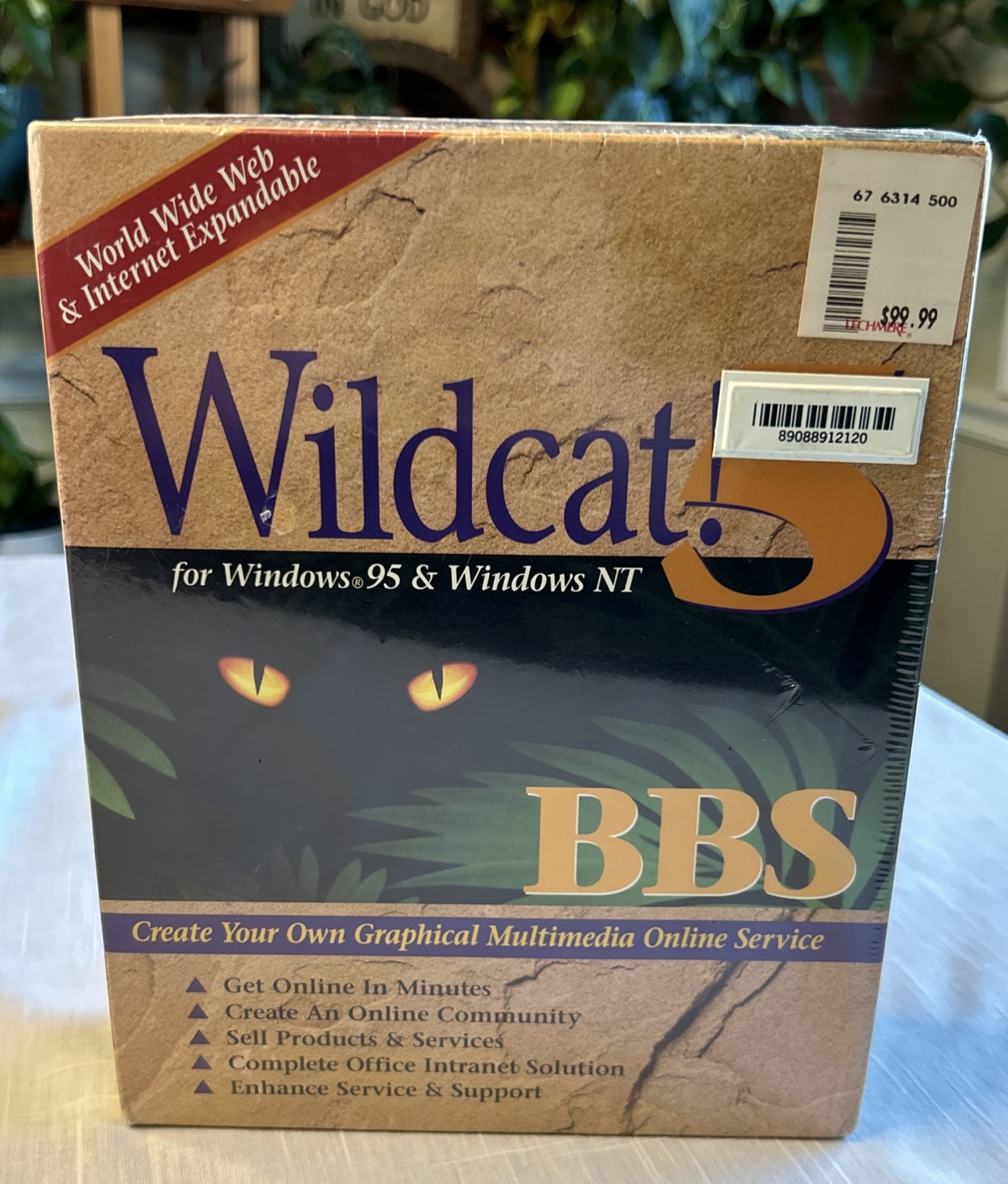 Wildcat 5 BBS, Mustang Software - Rare - Factory Sealed
