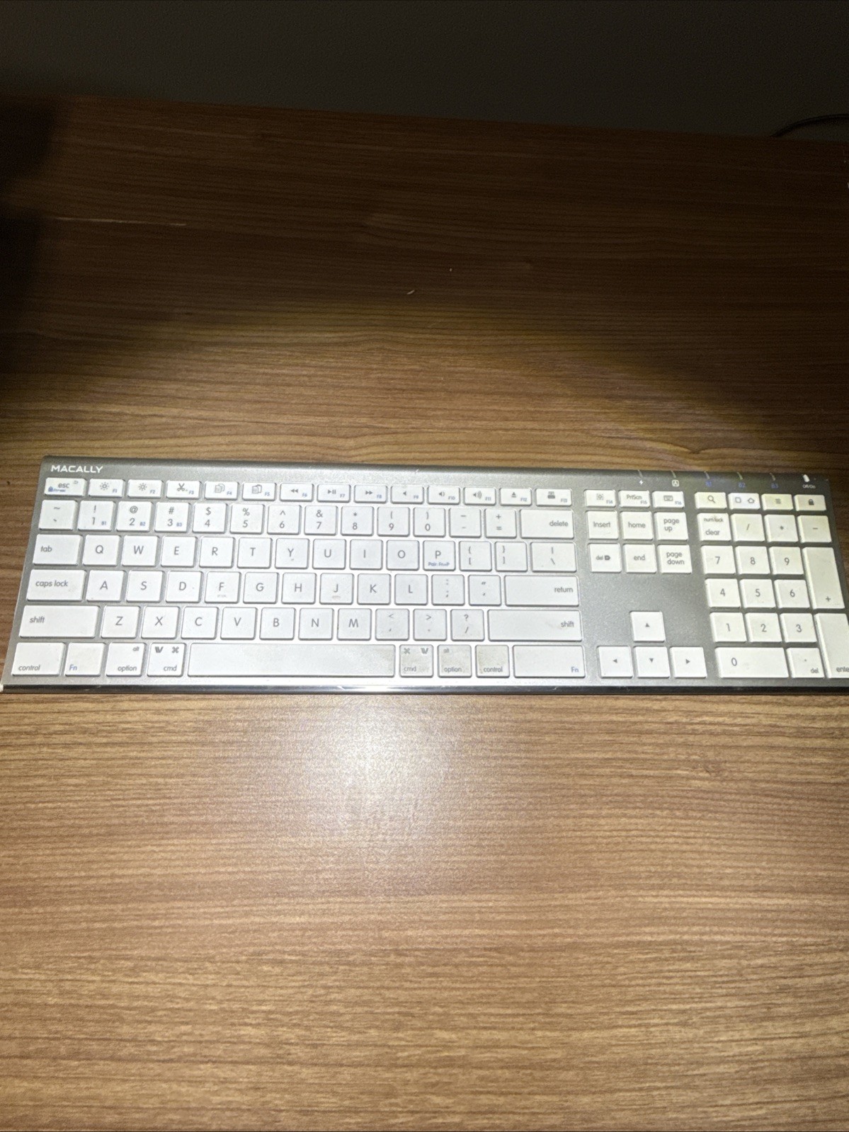 Macally Quick Switch Bluetooth Keyboard for Three Devices #ACEBTKEY