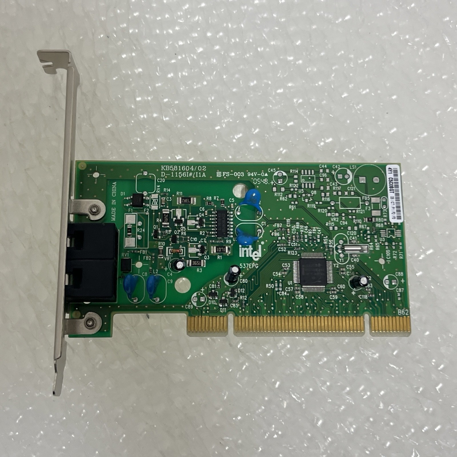 Intel KB581604/02 PCI MODEM CARD 56K FULL HEIGHT - Dell P/N: X2749