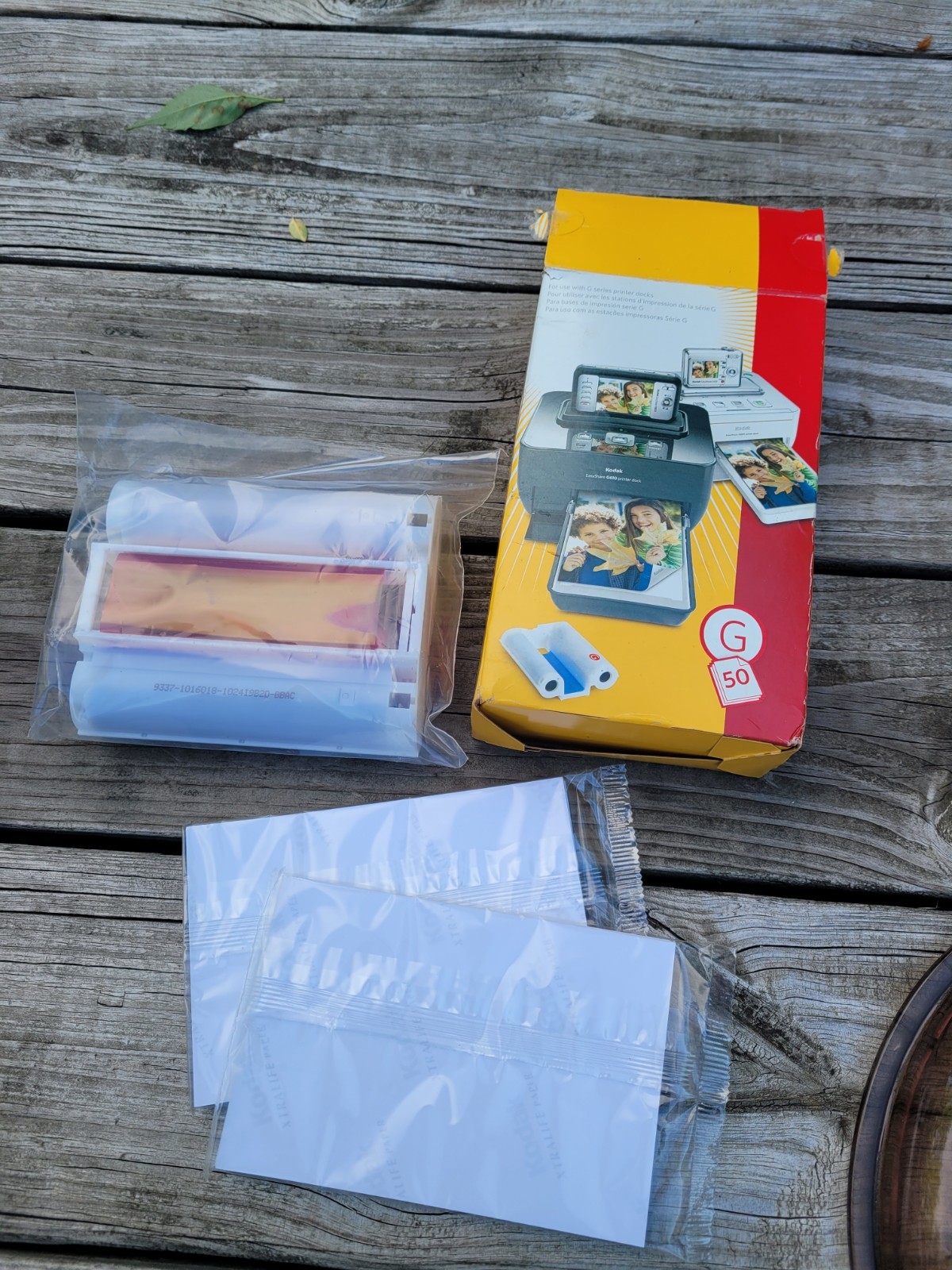 Kodak EasyShare G50 Photo Value Pack 50 Sheets 4x6 Paper & Ribbon Cartridge New
