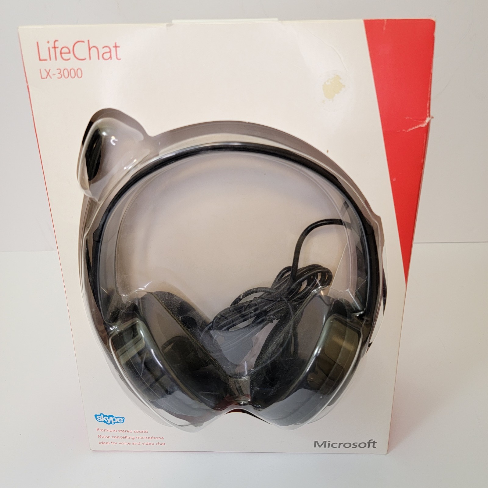 Microsoft LifeChat LX-3000 USB Headset Stereo Headphones with Microphone