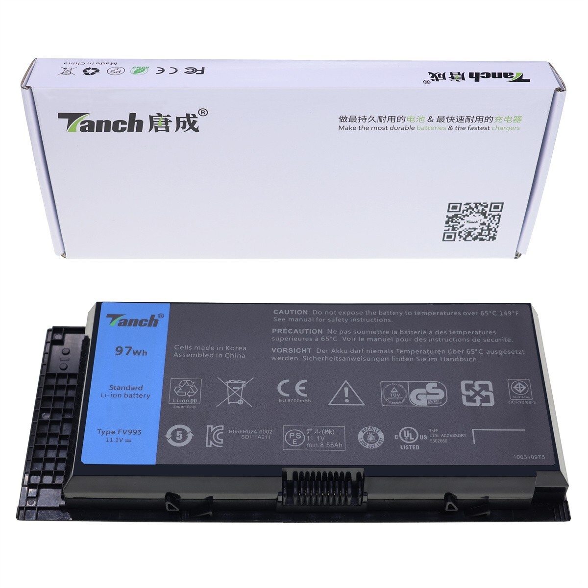 Genuine Batteries Tanch 823F9 R8R6F 0TN1K5 97KRM JHYP2 for Dell Precision M46...