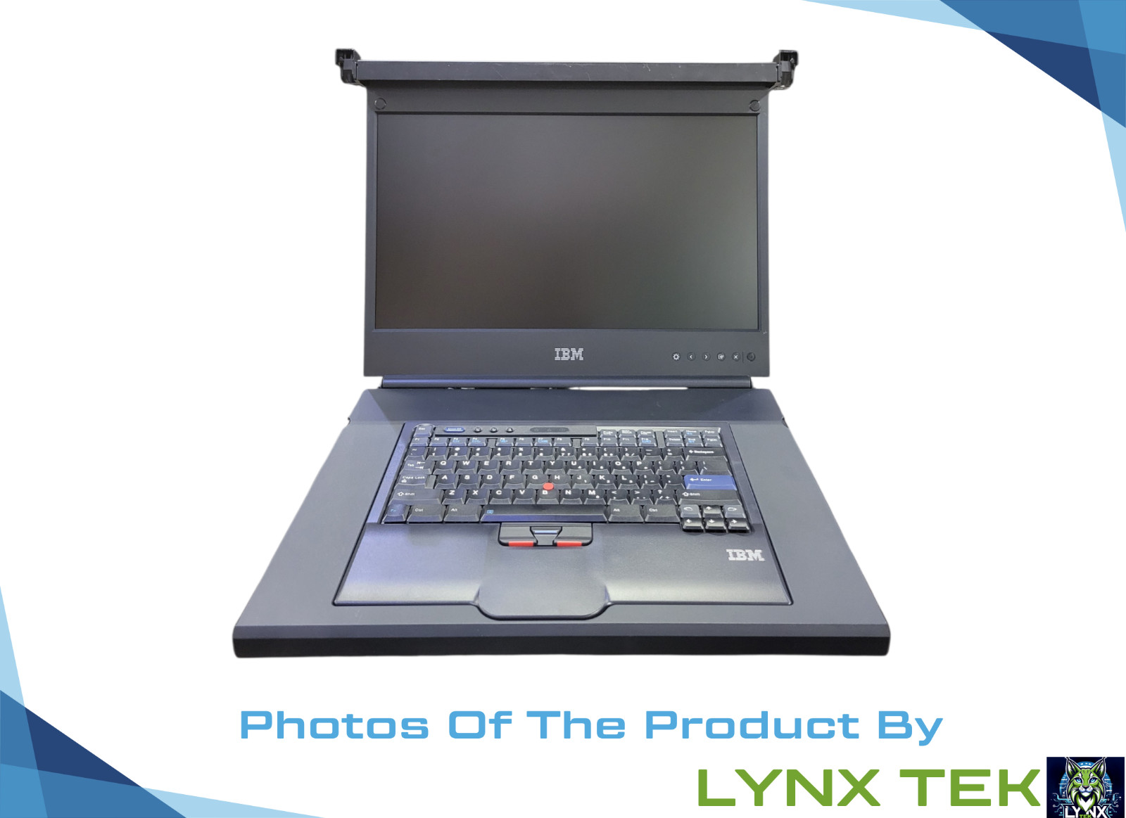 IBM 7316-TF4 18.5" Flat Panel 1U Rack-Mounted Console Keyboard no Rails