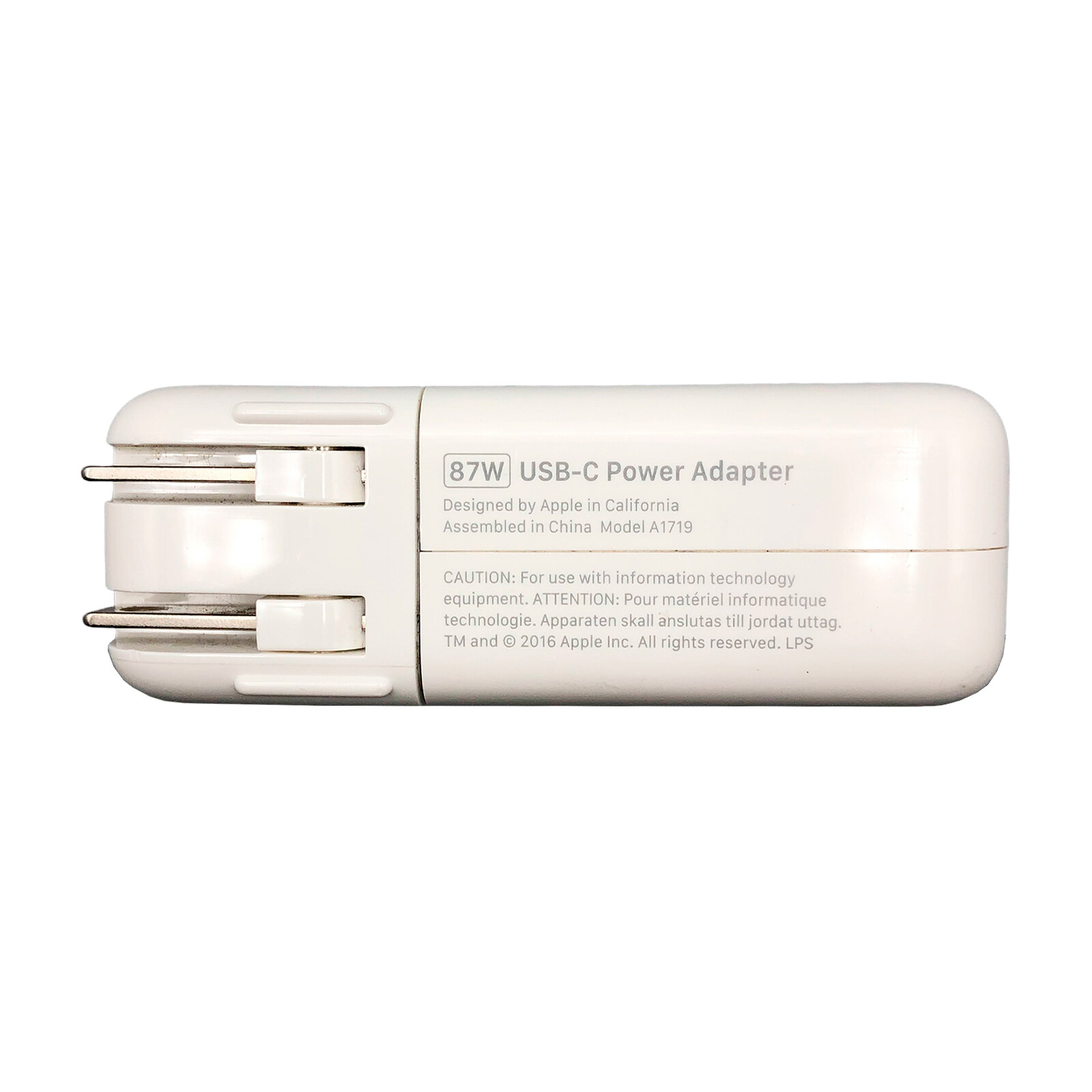 Genuine Apple A1719 87W USB-C Power Adapter MacBook Pro Block Charger