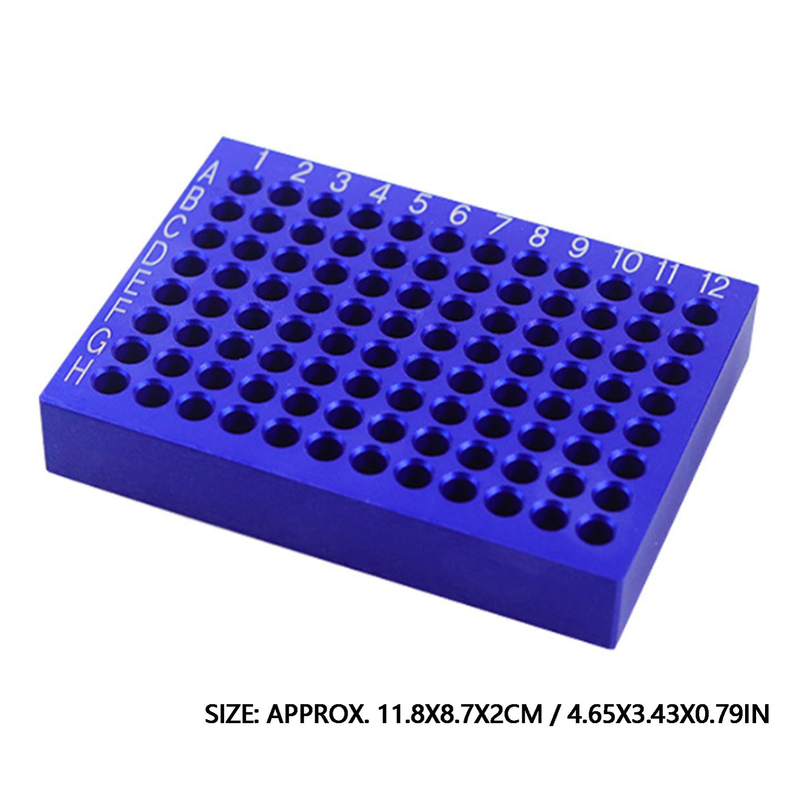 PCR Cooling Block 96 Well Reusable Aluminum PCR Tube Cooler For 0.2ml Centri CX4