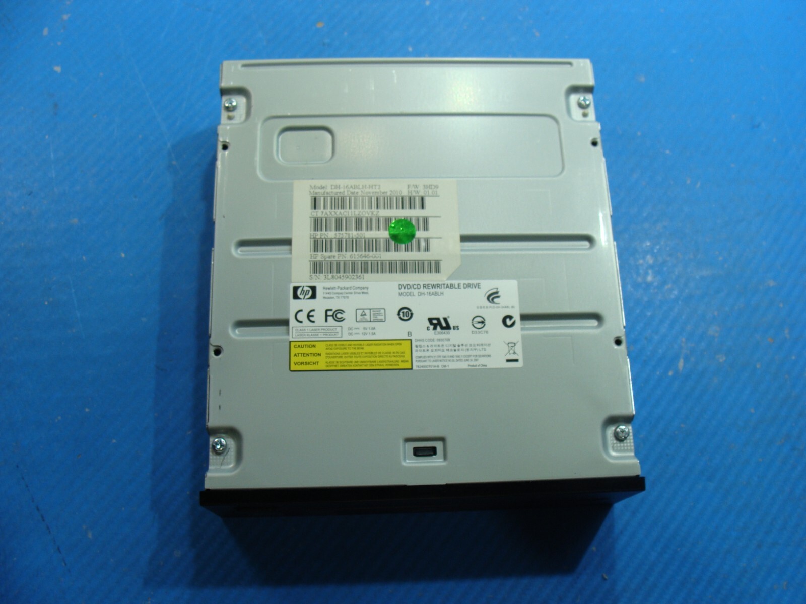 HP Pavilion P6777c-b OEM Desktop DVD/CD Rewritable Drive DH-16ABLH 615646-001