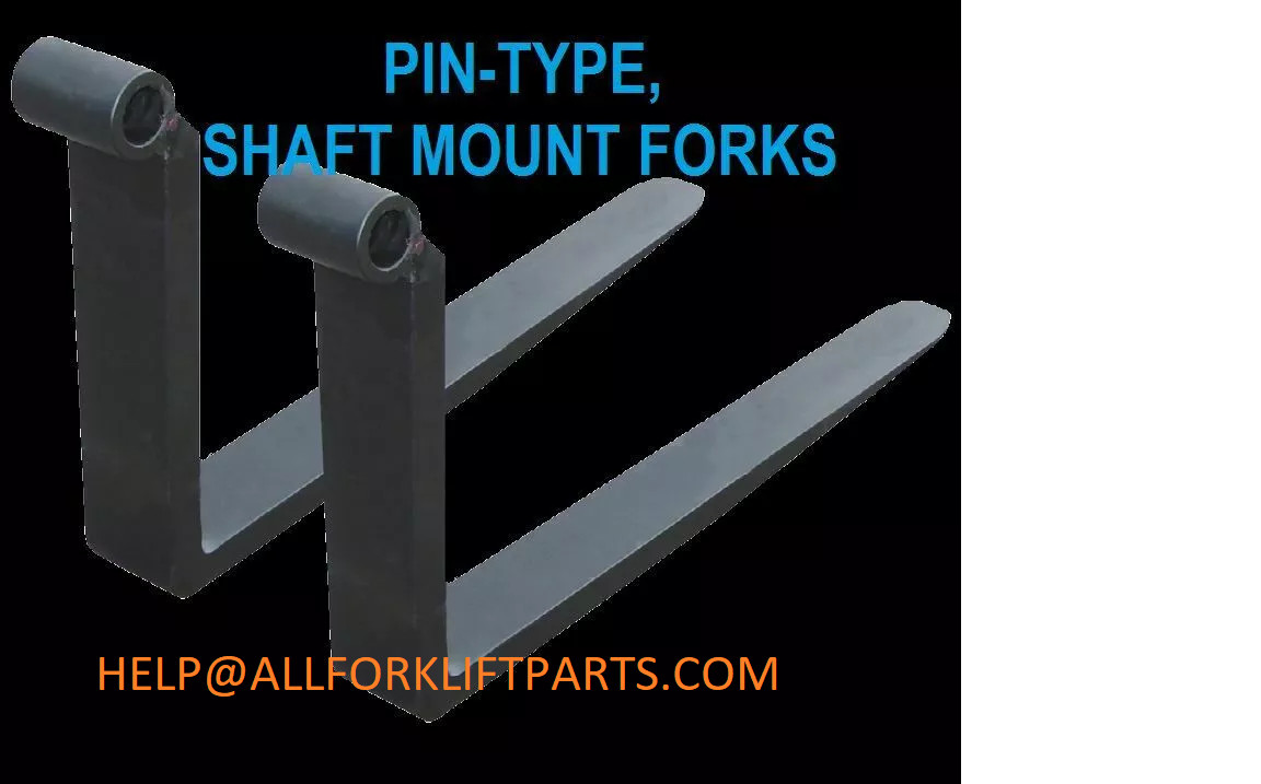 HYSTER New Pin BAR Shaft Mount Forks *PAIR SET Forklift 2-1/4x6x96" 8FT 17K lbs