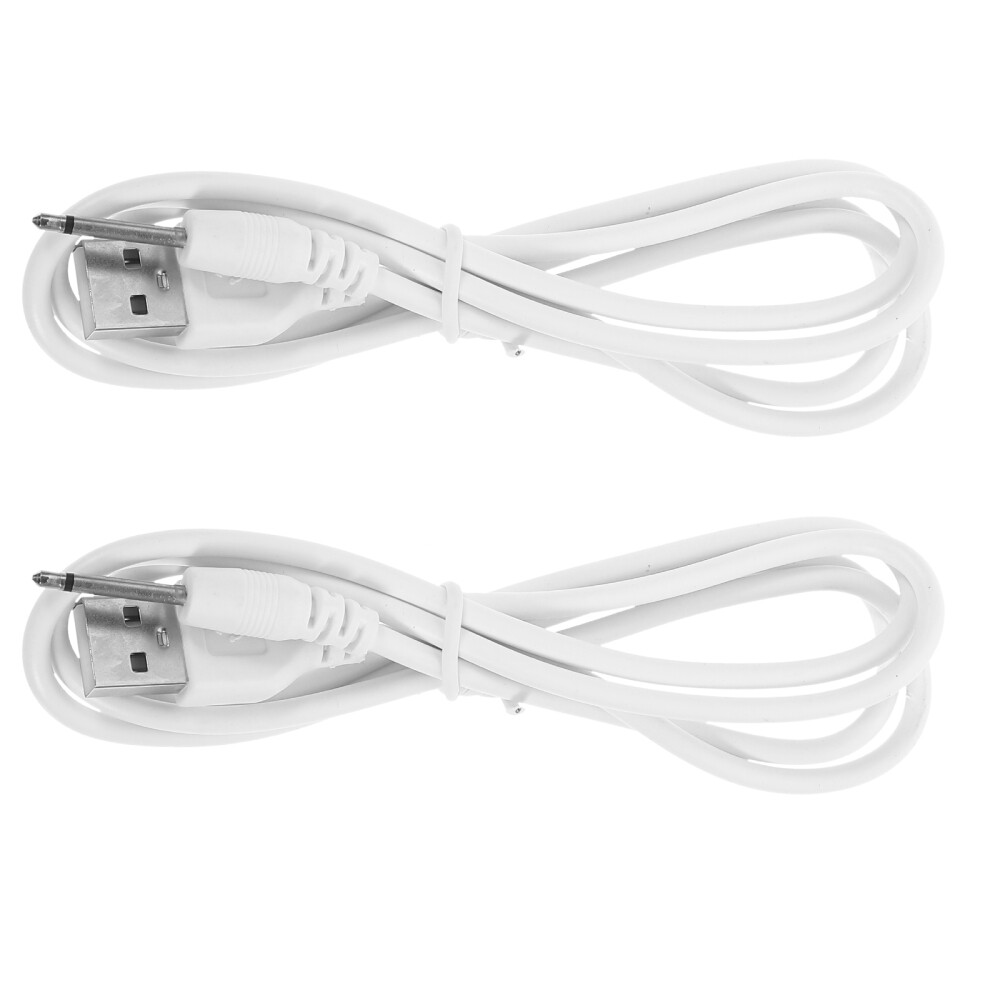 2pcs USB to DC Cord Usb Dc Charging Cable Usb To Dc Charger Cord 2.5mm Dc