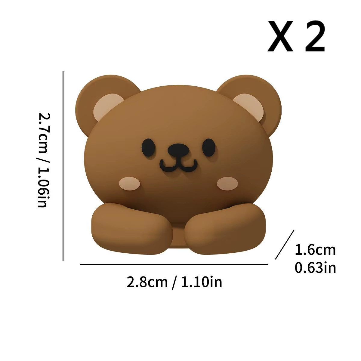 Cute Desktop Cable Organizer Holder Winder Clips Desk Self-Adhesive Mobile Phone
