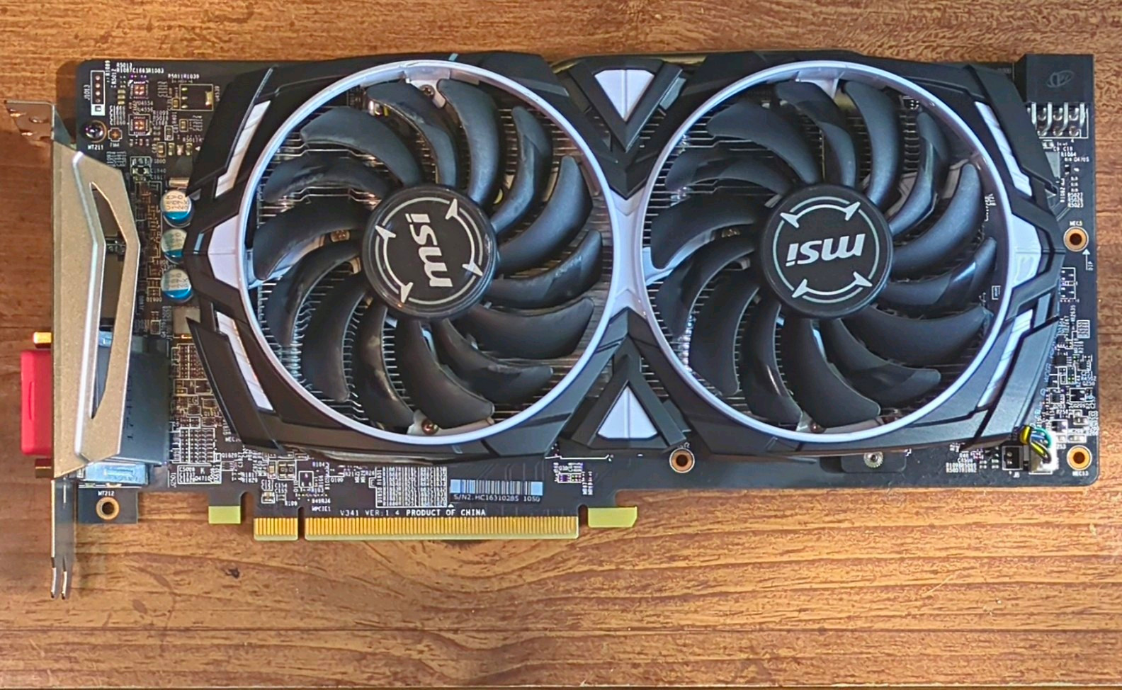 MSI AMD Radeon RX 580 ARMOR 8G OC 8GB HDMI DP DVI Multiple Monitor