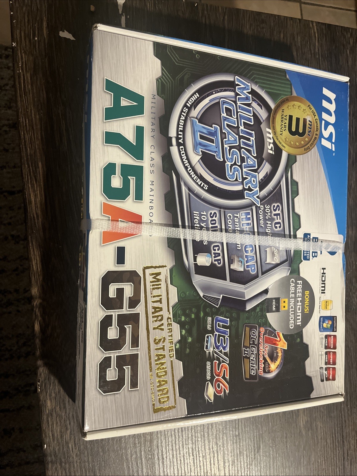 MSI A75A-G55, Socket FM1, AMD Motherboard