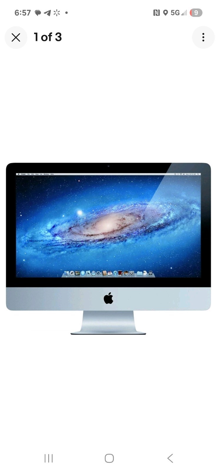 Apple iMac Desktop Computer 21.5 Inch Monitor, 2.3 GHz, 8GB Memory