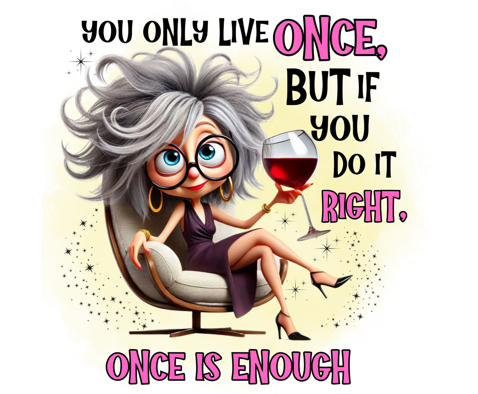 Live Once, Mouse Pad, Sublimated, Can Personalize, Made to Order (mp254)