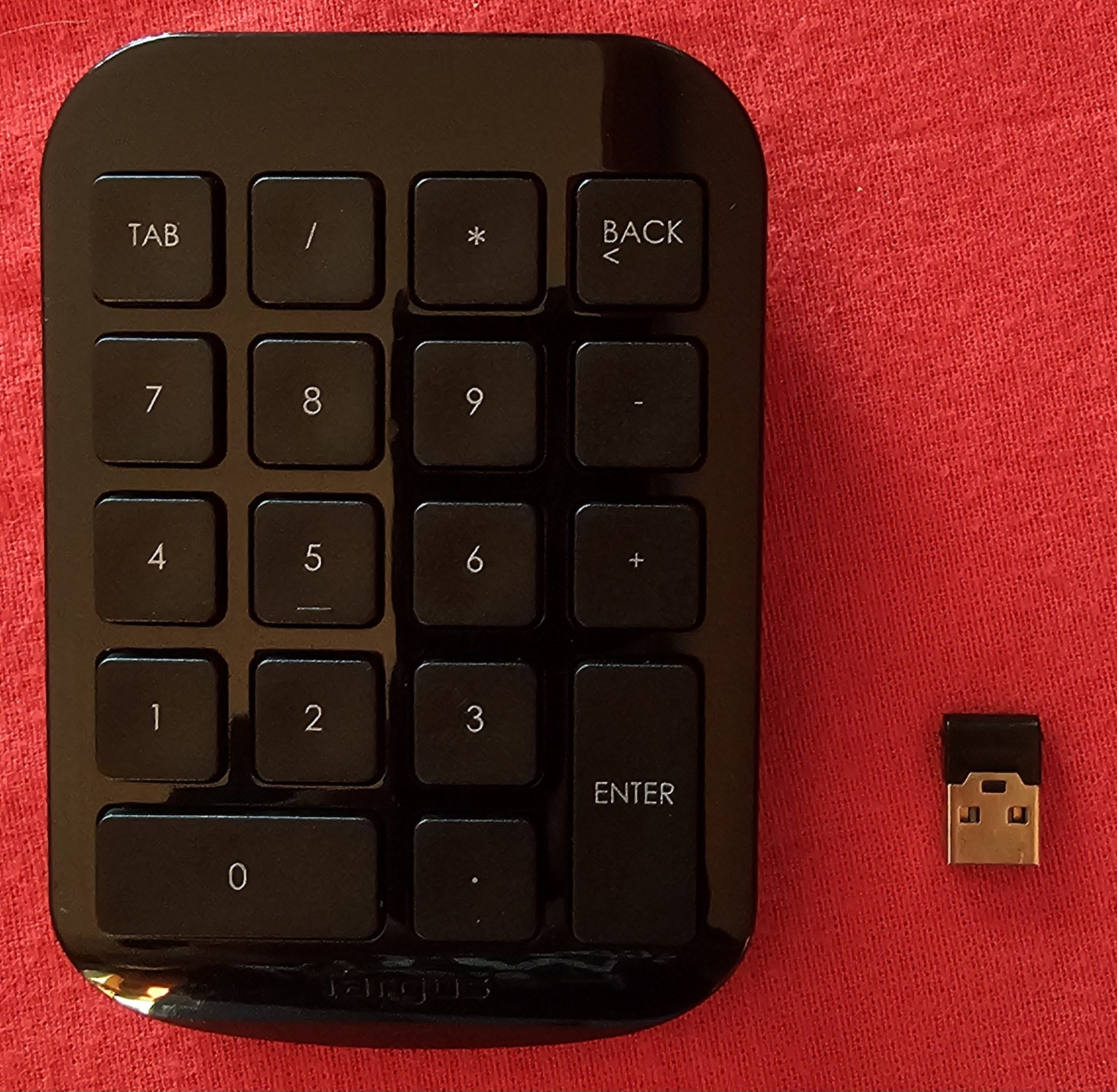 Targus Wireless Numeric Keypad USB Receiver PC Mac Chromebook Tested Works