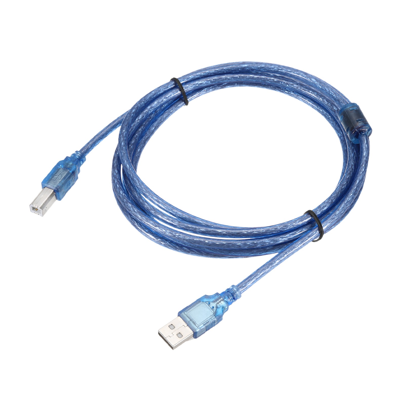 Printer Cable, 9.8ft Square USB A to USB B 2.0 Male Cable for Printer, Blue