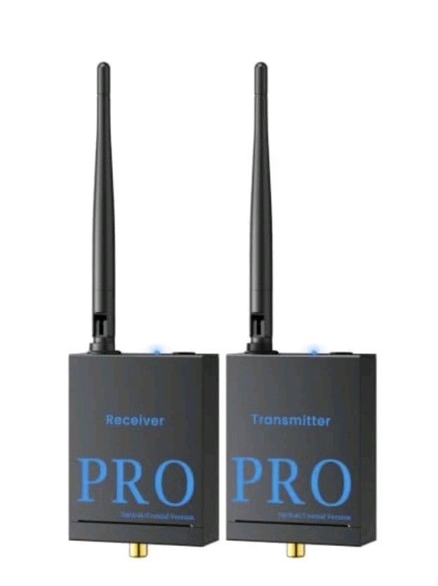 1mii 2.4GHz Wireless Audio Transmitter Receiver 1 TX+1 RX HiFi Audio Open Box 
