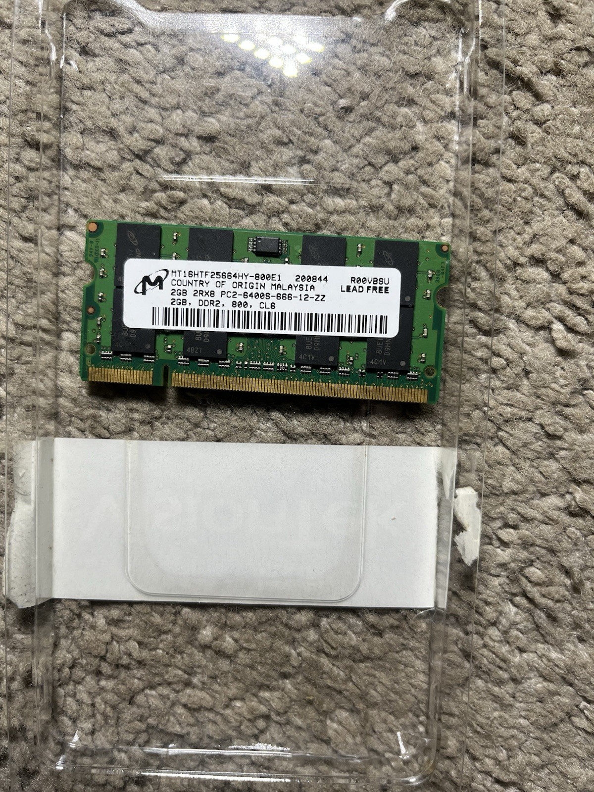 Used 2GB Motion Computing LS800 / LE1700 Tablet DDR2 RAM Memory