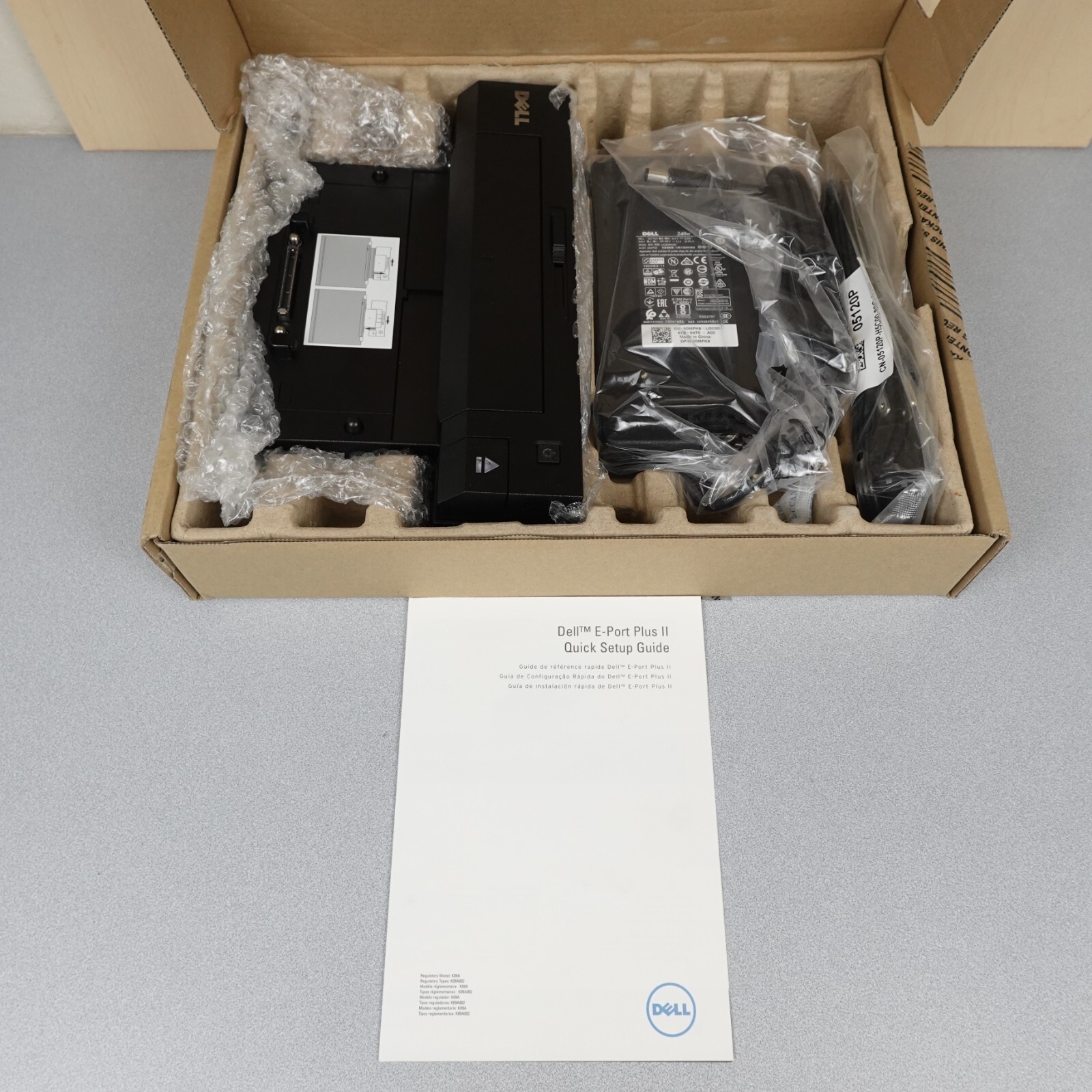 Dell Docking E-Port Plus K09A and Power Supply Line New