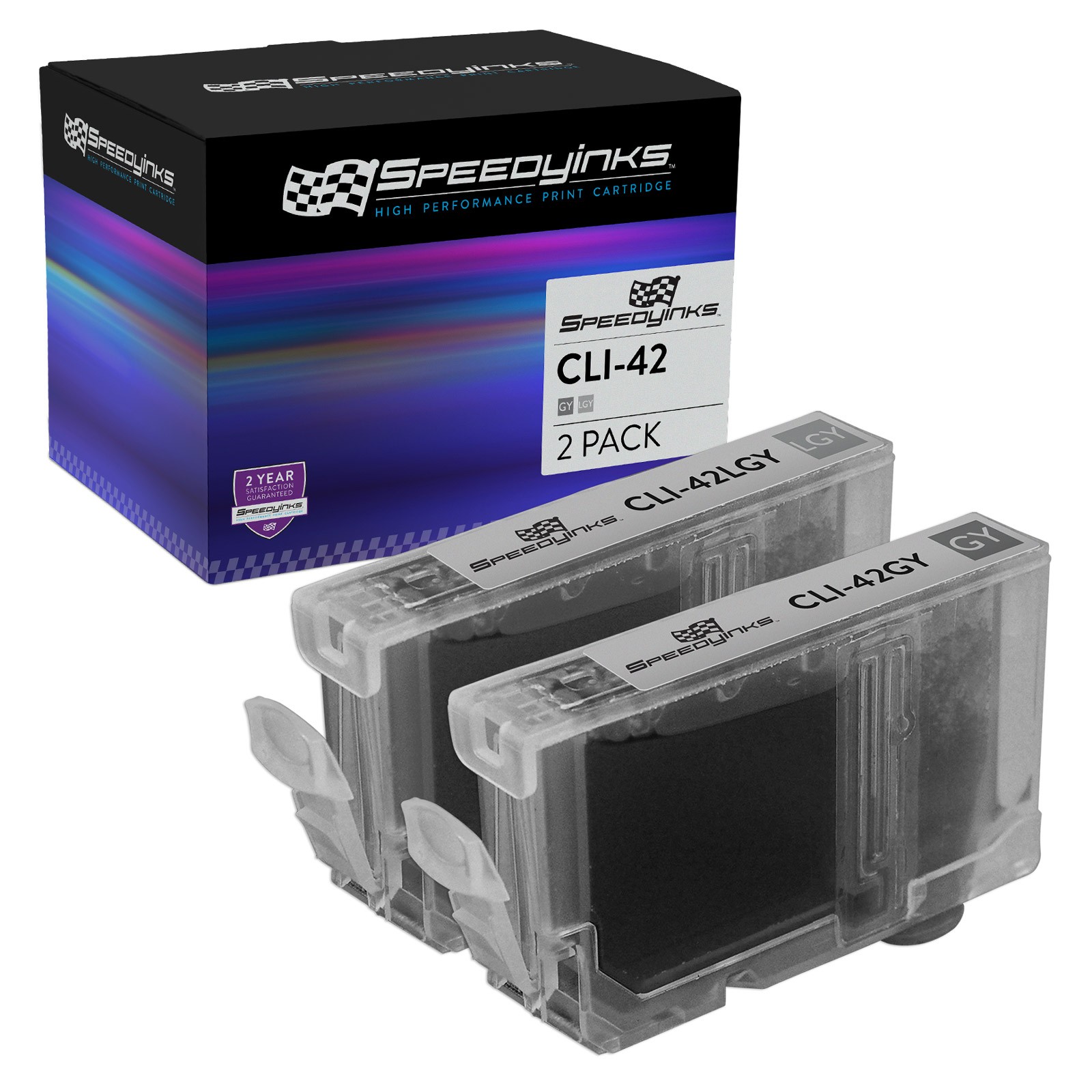 For Canon CLI-42 Set Gray Cartridges 6390B002 Gray 6391B002 Light Gray PRO-100