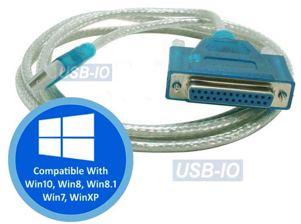 EZ Plug-And-Play USB To DB25 Parallel-Port Printer Adapter Cable