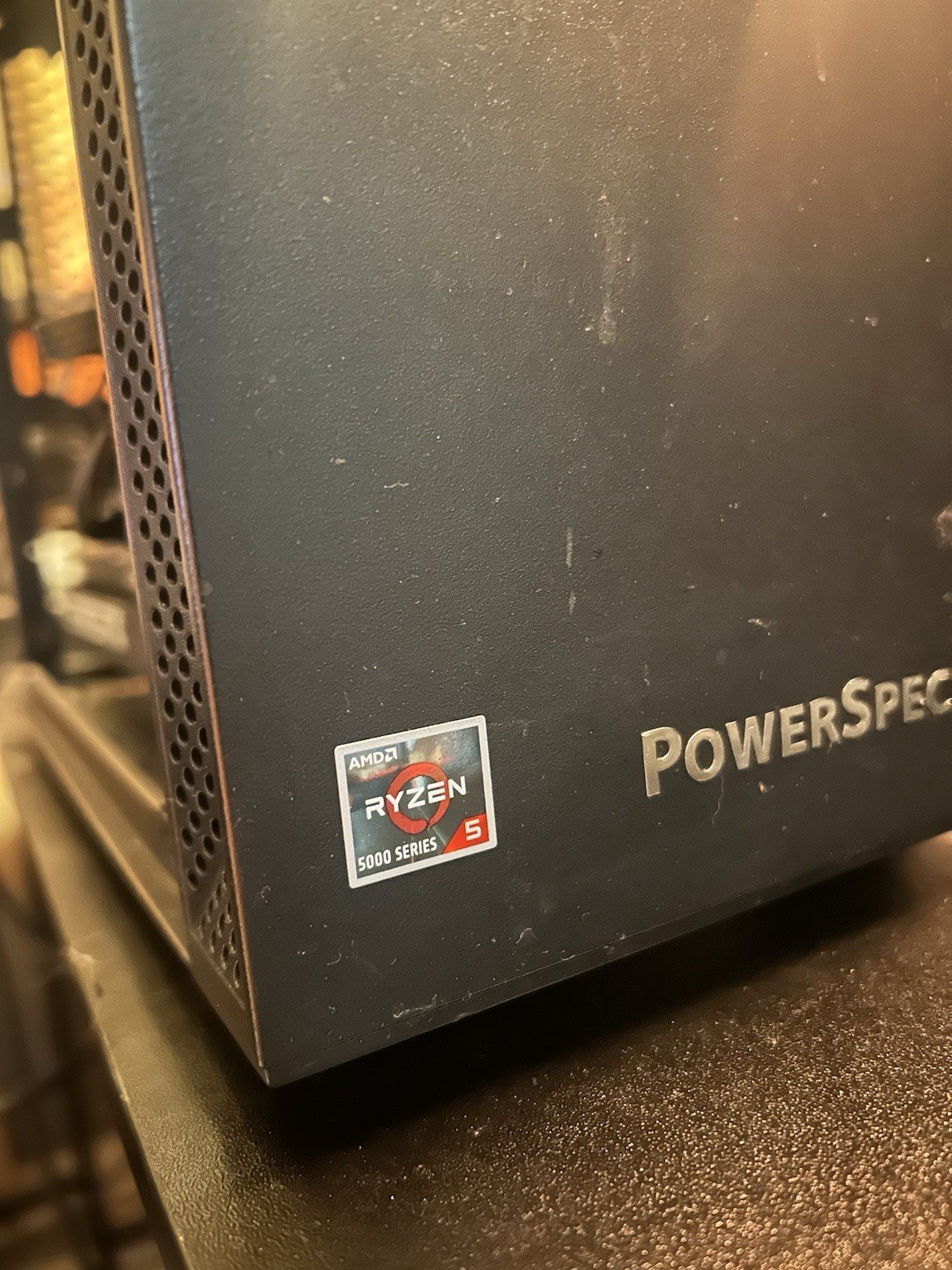 PowerSpec Gaming Desktop Tower PC AMD Ryzen 5 GeForce RTX SSD Black