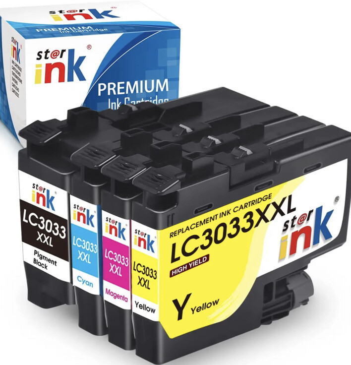 Starink Lc3033 Compatible Ink Cartridge Replacement For Brother Lc3033Xxl 3033 W
