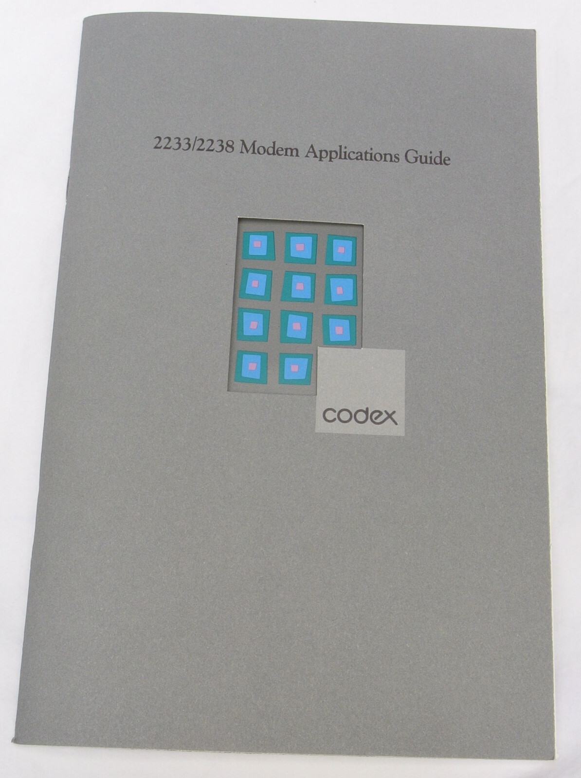 Motorola Codex 2233/2239 Modem Applications Guide Manual Vintage 1987