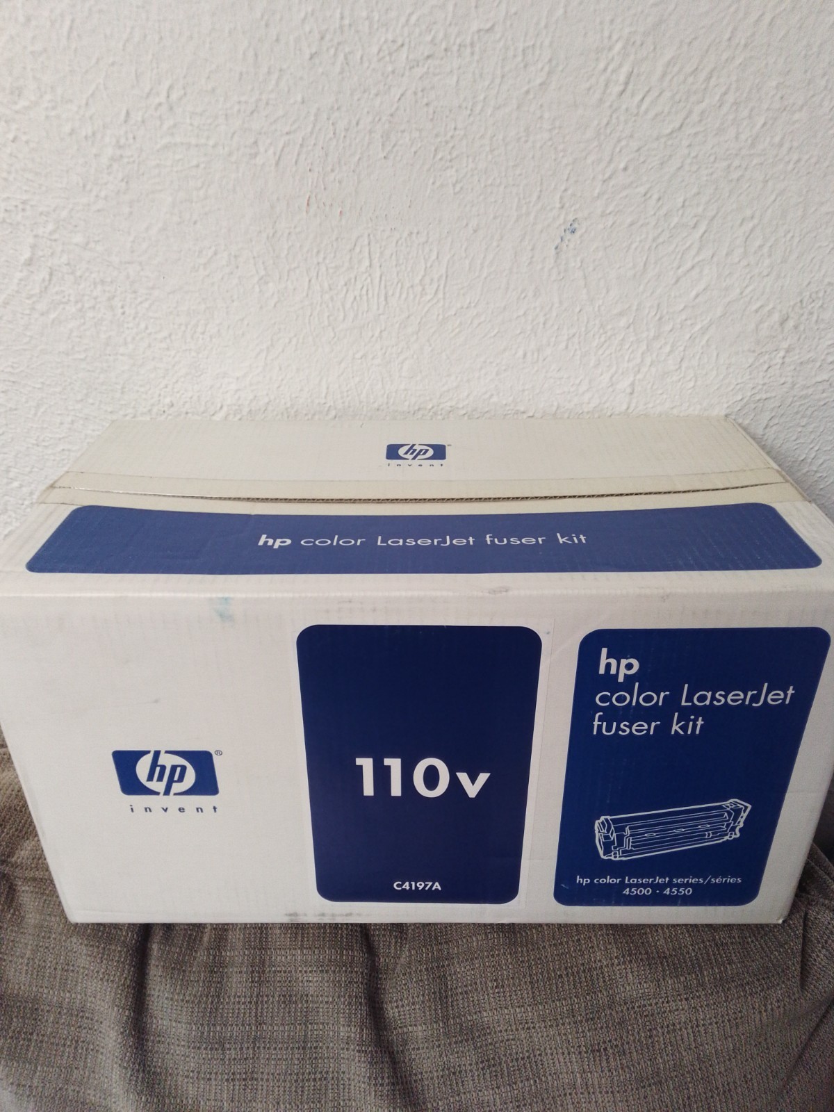 Genuine OEM HP C4197A 110V Fuser Kit. Open box verification, contents unused