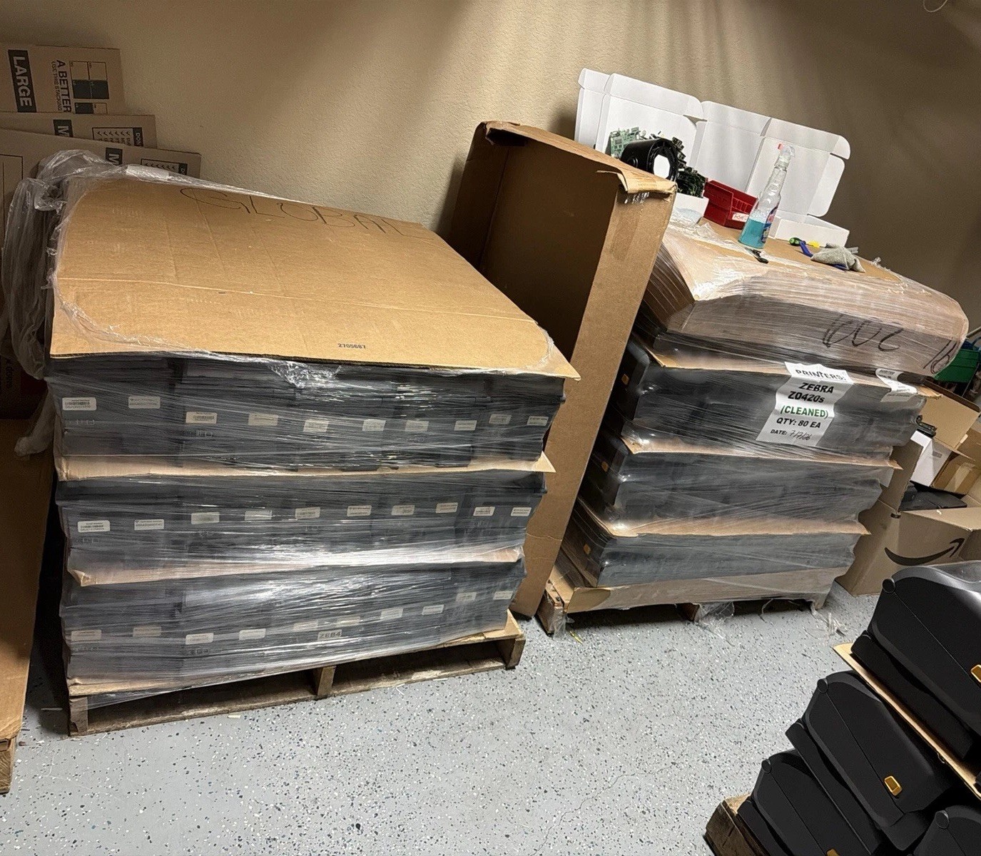 LOT OF 100 AS-IS Zebra ZD420 Thermal Label Printer UNTESTED NO PRINTHEAD