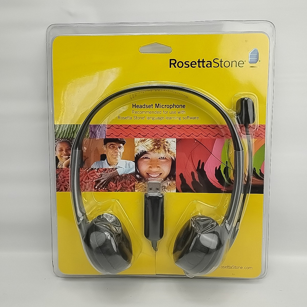 Rosetta Stone Headset Microphone USB For Language Learning Software - NEW SEALED