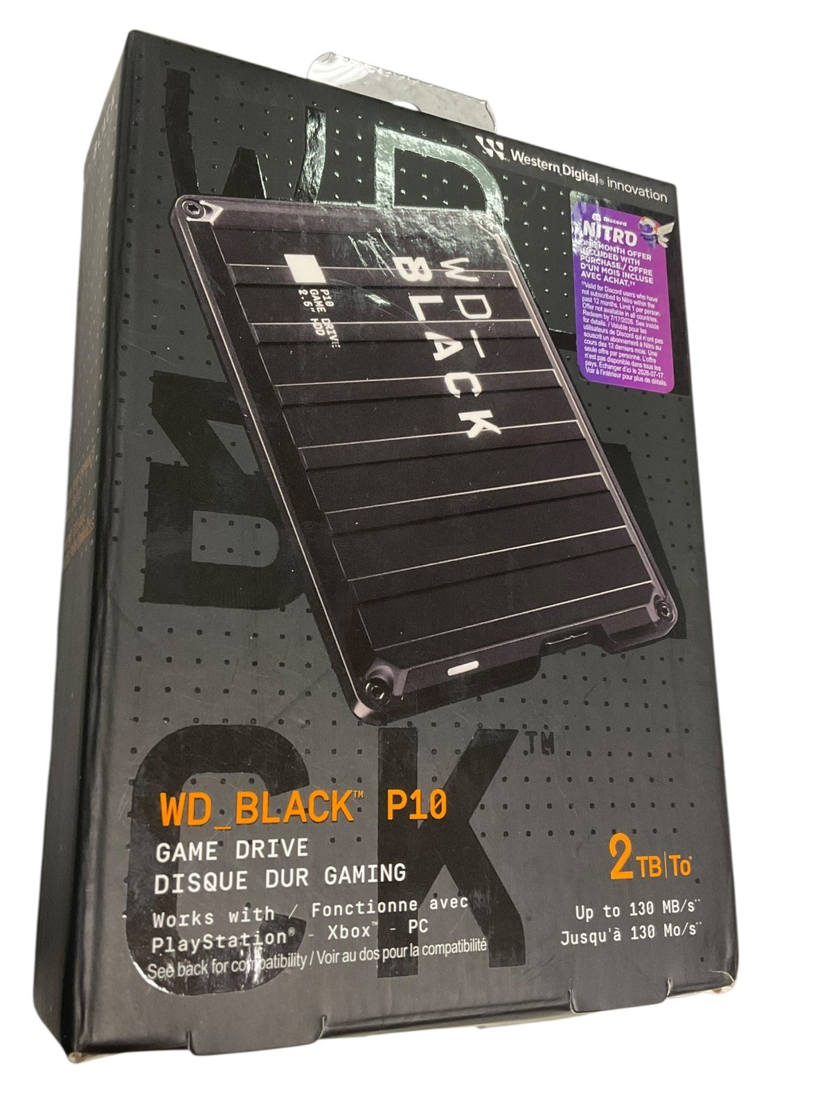 Western Digital WDBA2W0020BBK 2TB P10 Game Drive - Black